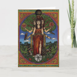 Cartão a deusa hecate (imagem e sinbols) 001 t, presente
