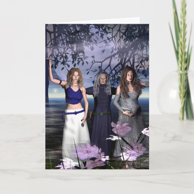 Cartão A deusa tripla (Frente)