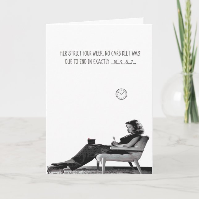 Cartão A dieta sem carboidratos (Frente)