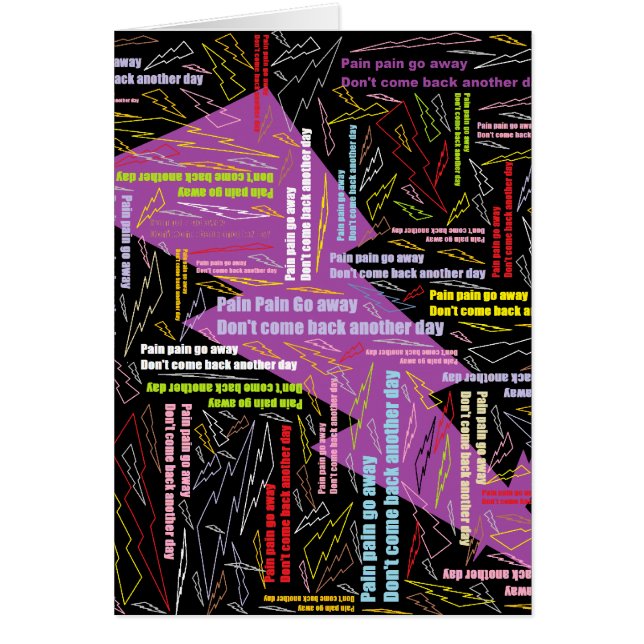 Cartão A dor da dor parte (Frente)