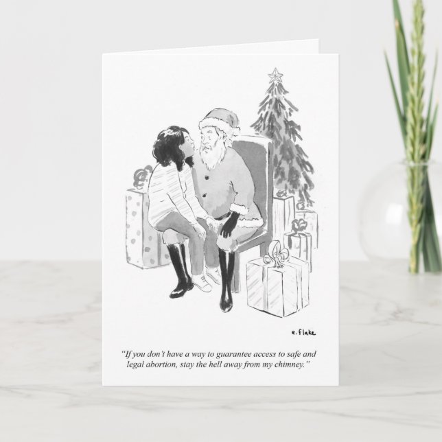 Cartão A é para Emily Flake Holiday (Frente)