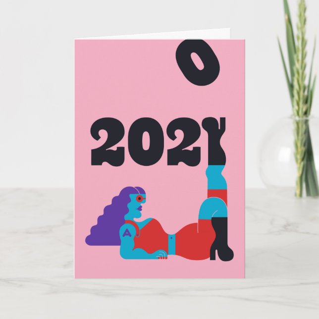 Cartão A é para Melinda Beck Holiday (Frente)