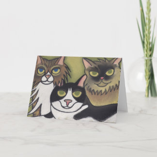 Cartão A empresa de três por Robyn Feeley