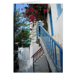 Cartão A escadaria azul