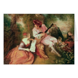 Cartão A escala do amor, 1715-18