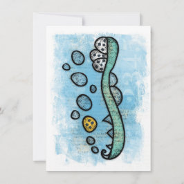 Cartão A escova de dentes que seu dentista lhe deu um car