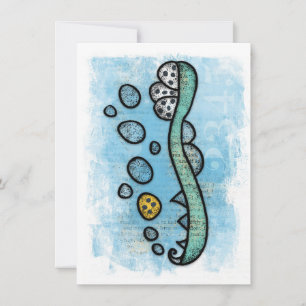 Cartão A escova de dentes que seu dentista lhe deu um car