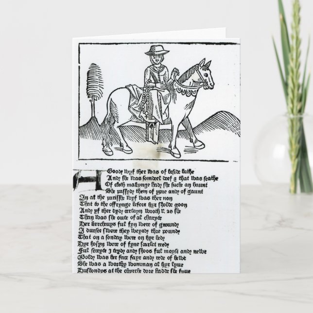 Cartão A esposa do banho (Frente)