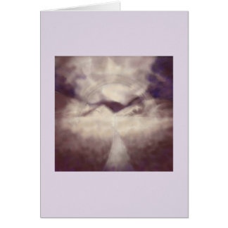 Cartão A estrada adiante na maneira