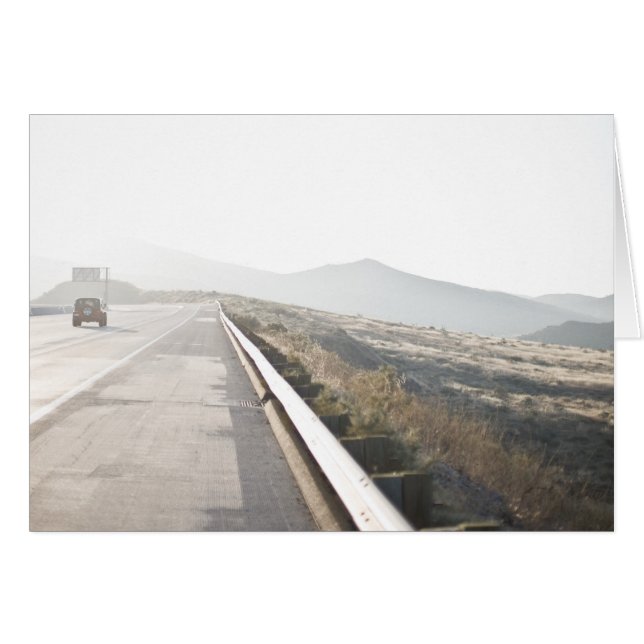 Cartão A estrada em frente (Frente horizontal)