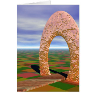 Cartão A Estrada Menos Viajada, Arca Abstrato, Terras Agr