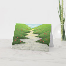 Cartão A estrada para o céu... Simpatia de Cavalo