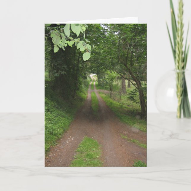 Cartão a estrada viajou menos (Frente)