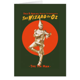 Cartão A extravagância do Musical de mágico de Oz