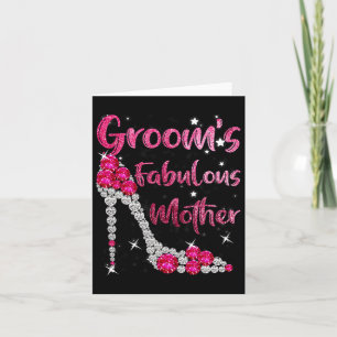 Cartão A Fabulosa Mãe Feliz Casado de Casamento Marrie