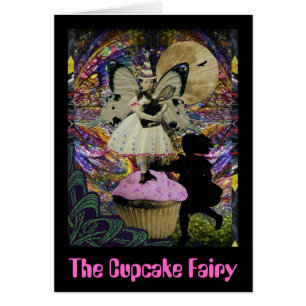 Cartão A fada do cupcake