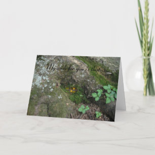 Cartão "A Fada Estava Em Casa"