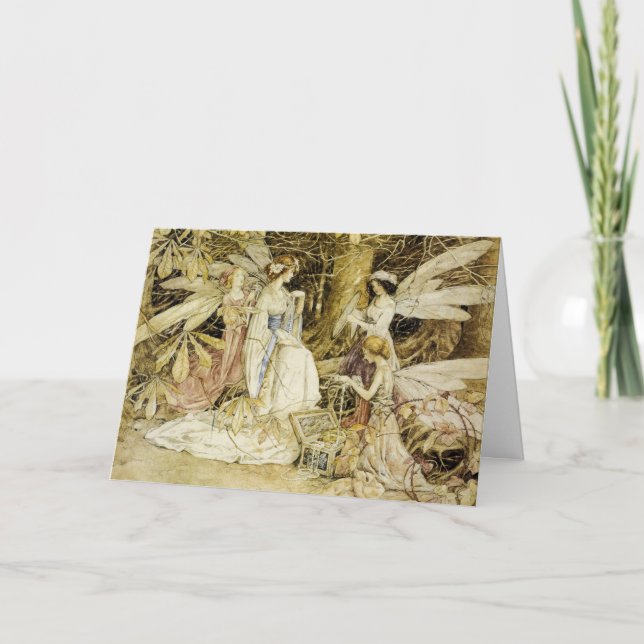 Cartão "A fada Jewels" o aniversário (Frente)