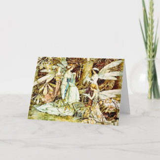 Cartão A fada Jewels o aniversário