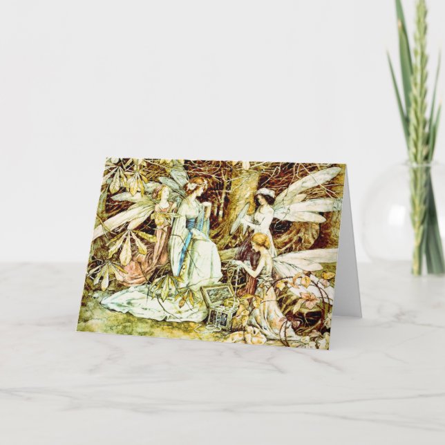 Cartão A fada Jewels o aniversário (Frente)