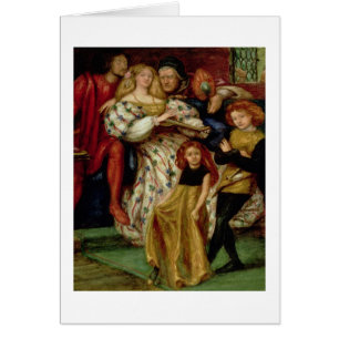 Cartão A família de Borgia, 1863