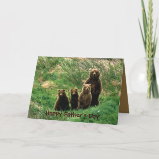 Cartão A família, dia dos pais feliz