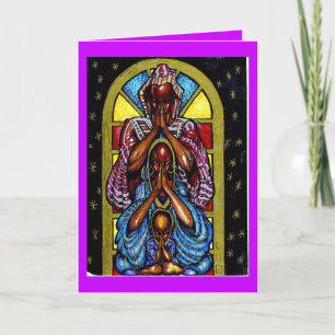 CARTÃO A FAMILY THAT PRAYS TOGETHER STAY TOGETHER