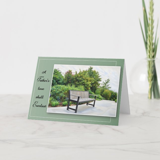 Cartão A Father's Love Shall Everlast - Sympathy Card (Frente)