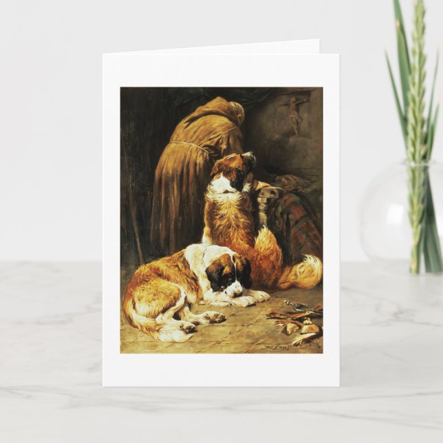 Cartão A fé de St Bernard (Frente)