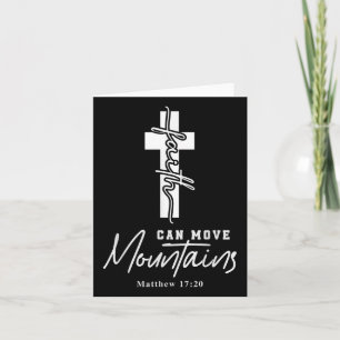 Cartão A fé pode mover os montes Jesus Bíblia Jesus Jesus