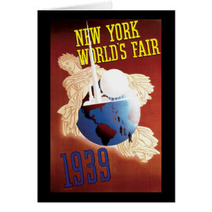 Cartão A feira de mundo de New York