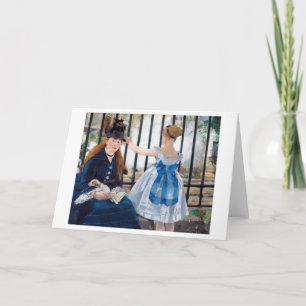 Cartão A ferrovia, Edouard Manet