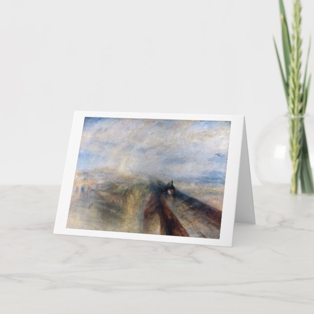 Cartão A ferrovia ocidental Excelente, William Turner, 18 (Frente)