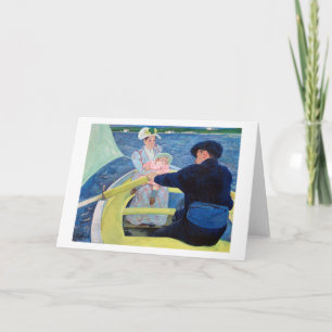 Cartão A Festa Barco, Mary Cassatt