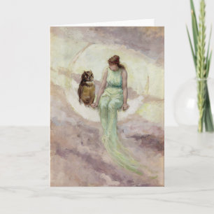 Cartão A Filha da Bruxa   Frederick Stuart Church