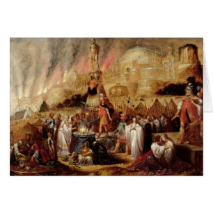 Cartão A filha de Jephthah, 1643