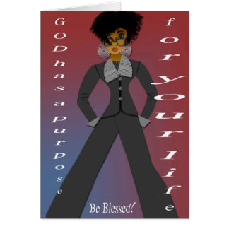 Cartão A finalidade do deus