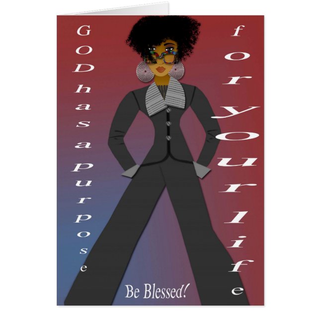 Cartão A finalidade do deus (Frente)