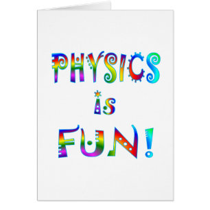 Cartão A física é divertimento