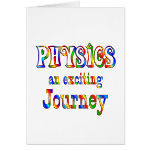Cartão A FÍSICA é emocionante