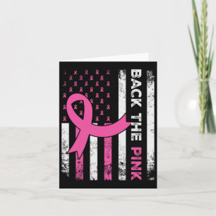 Cartão A Fita Rosa, Bandeira Americana, Cancer da Mama Aw
