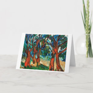 Cartão A Floresta Maurice de Vlaminck