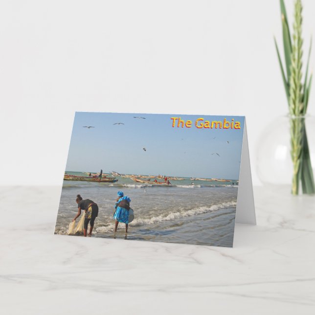 Cartão A Gâmbia (Frente)