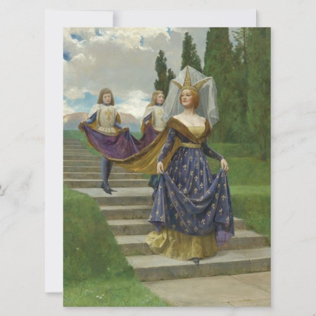 Cartão A Grande Dama (de John Collier) (Frente)