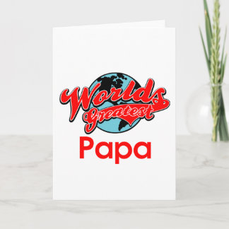 Cartão A grande papá do mundo