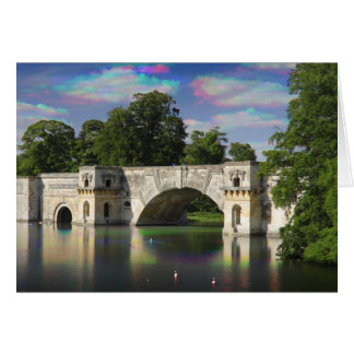 Cartão A Grande Ponte Tricolor, Blenheim Palace Card