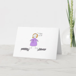 Cartão A gravidez é inchamento