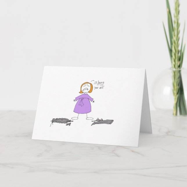 Cartão A gravidez é inchamento (Frente)