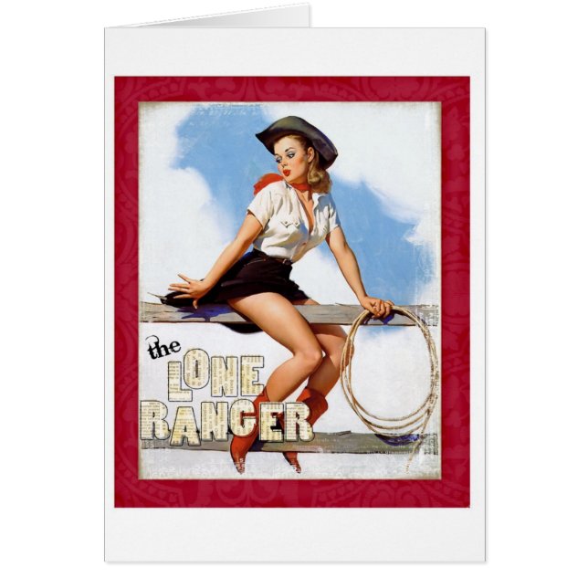 Cartão A guarda florestal solitária (Frente)