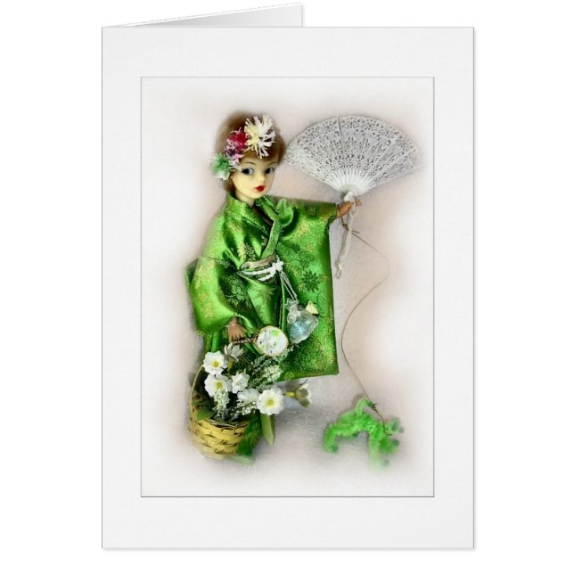 Cartão A gueixa ideal (Frente)